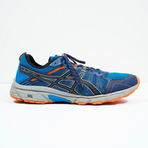 ASICS Gel Venture 7 Trail Running Shoes Blue Orange Size 13